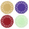 SUCHUANGUANG Colorful Lace Paper Mats Coasters Placemats Wedding Events Party