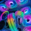 24 Pin RGB Power Extension Cable Kit ARGB 18AWG Silver