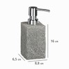 Wenko "Granit Soap Dispenser, Grey