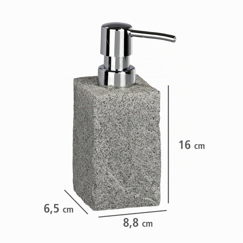 Wenko "Granit Soap Dispenser, Grey