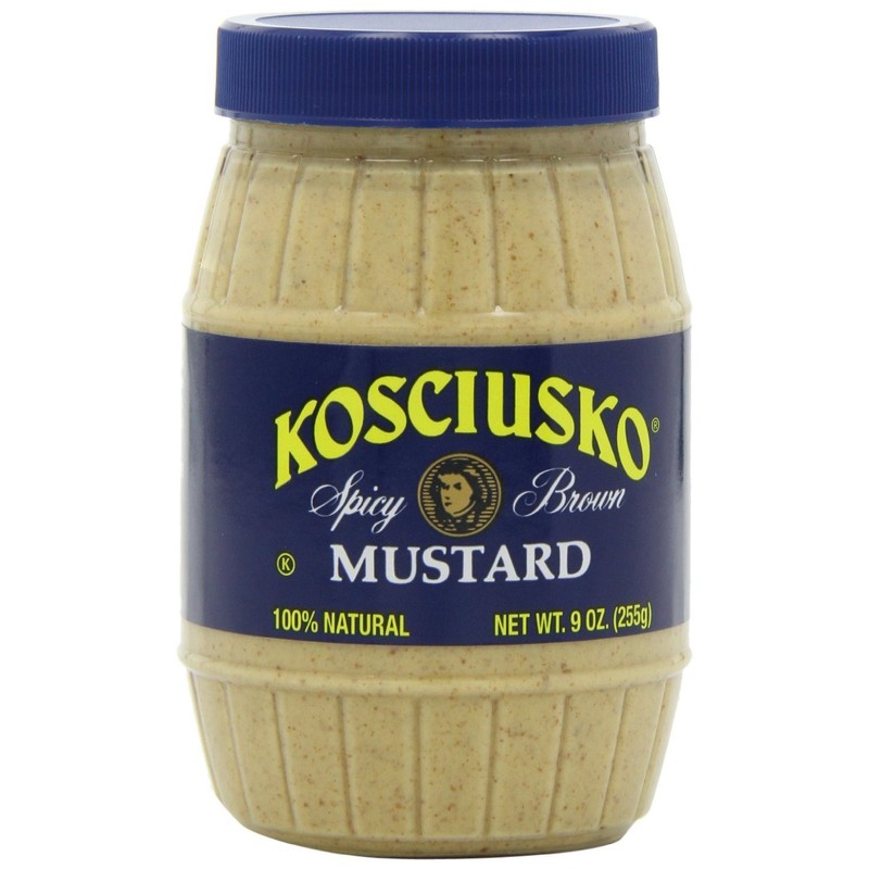 Kosciusko Spicy Brown Mustard, 9 oz