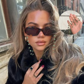 3Pcs Real Stone Eye Glasses Chain Holders Around Neck for Women's Eyeglass Chains for Women Stylish Tortoise Eyeglasses Chain for Glasses 14k Gold Sunglasses Chain Glasses Necklace Strap for Women