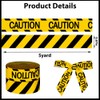 2 Rolls 14 Yards Grosgrain Caution Tape - 7/8" Yellow
