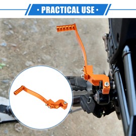 X AUTOHAUX Gear Shifter Lever, Universal for Motorcycle 50cc-160cc ATV Orange