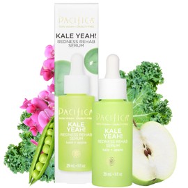 Pacifica Beauty, Kale Yeah! Redness Rehab Serum, Reduce Redness, Minimize Pore Size, Oily Skin Control, Niacinamide, Pea Proteins, Copper Peptides, Super Greens, Combination & Oily Skin Types, Vegan
