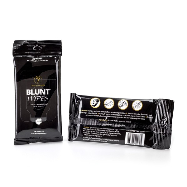 Blunt Wipes (7pipe approved) by WIPEMART | 2 packs