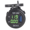 3 USB 3.0 Car Charger, 12V/24V 5V 3.1A Universal Socket,