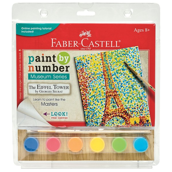 Faber-Castell Paint by Number Museum Series - The Eiffel Tower by Georges Seurat
