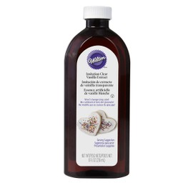 Wilton Clear Imitation Vanilla 8 Oz Bottle