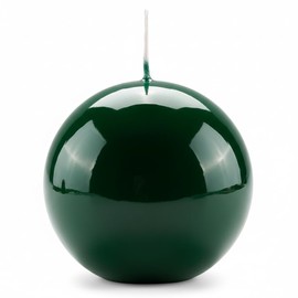 Cereria Di Giorgio - Candela Sfera laccata - Ø 10 cm - Verde Scuro