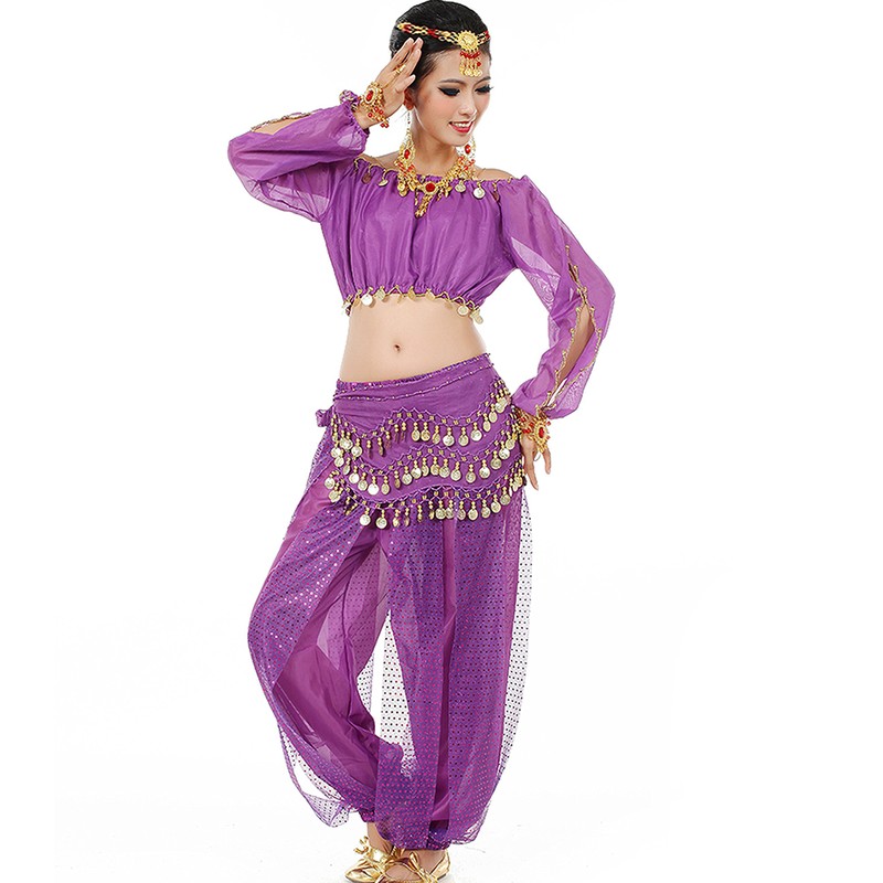 Astage Women Belly Dance Suit Costume Active Wear Waist Belt
