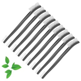 Gaps Cleaning Brush, 9 Pcs Mini Brush Double Ends Cleaning Small Cleaning Brushes, Parts Cleaning Brush Gaps Cleaning Brush Cleaning Brushes Small Spaces Car Plastic, Black