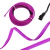 X AUTOHAUX 4 Meter/13ft Car Interior Glowing Neon EL Wire