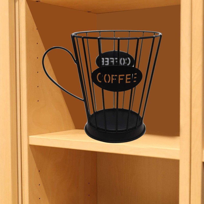 Hausdec Coffee Pods Holder Coffee Capsules Storage Basket Kitchen Counter
