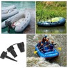 Black Inflatable Pump Adapter Plastic Nozzle Pump Nozzle Head Air