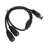 DIN 5 Pin Male to 2 DIN 5 Pin Female
