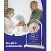 Sttokilly 25th Wedding Anniversary K9 Crystal Quartz Clock,25 Years of