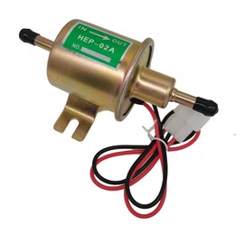 Universal 12V Heavy Duty Electric Fuel Pump HEP02A HEP-02A For Motorcycle Carburetor ATV Trucks Boats For Gas Diesel Engine 2.5-4 PSI