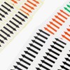 Defect Indicator Arrow Stickers, Marking Labels, Shape Stickers 1 Sheet White Background - Red 5ea