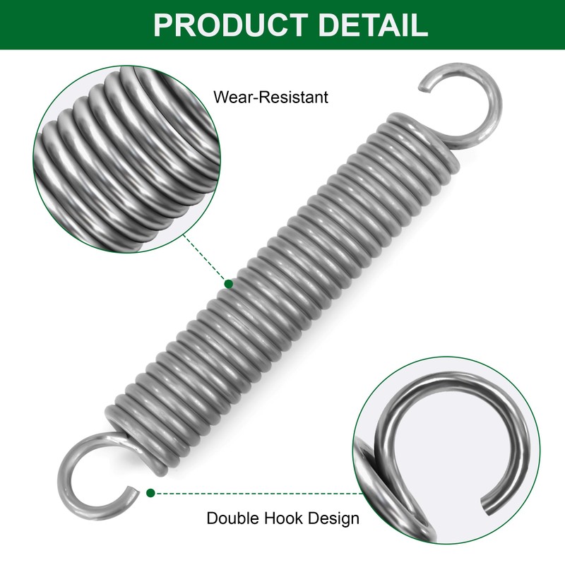 GUNGY Tension Springs with Hooks Stainless Steel Tension Spring Tension