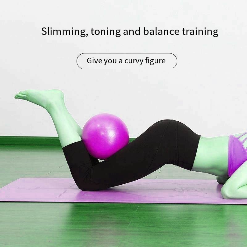 LORJE Small Exercise Ball, Yoga Ball，Mini Pilates Ball, 9 Inch