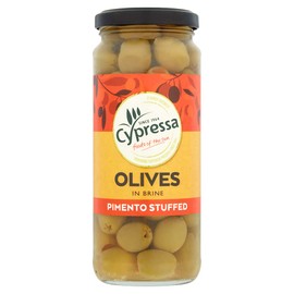 Cypressa Olives in Brine Pimento Stuffed 340g