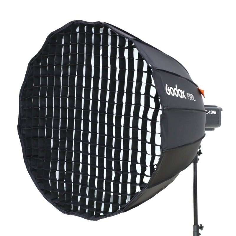 Godox ハニカムグリッド Godox P90L P90H 用 35.4 インチ 16本 ロッドオクタゴンパラボリックソフトボックス