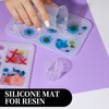 LEOBRO Silicone Mat for Resin Molds, 3 PCS Silicone Mats