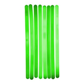 Glowtopia 12 inch Mega Glow Sticks/Glow Batons - Premium Glowsticks (Green, 10 Pack)