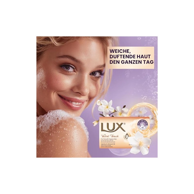 Lux Velvet Touch Soap Bars 80g x 12
