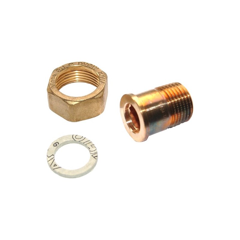 Viega 320232 Model 3335 Connection Screw Fitting Red Brass Flat