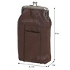 Leather Cigarette Case Pack Holder Regular or 100's Lighter Pocket
