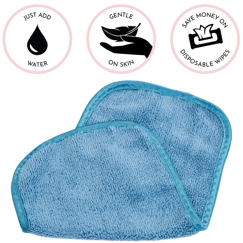 S&T INC. Makeup Remover Wipes for Skin Care, Reusable Makeup