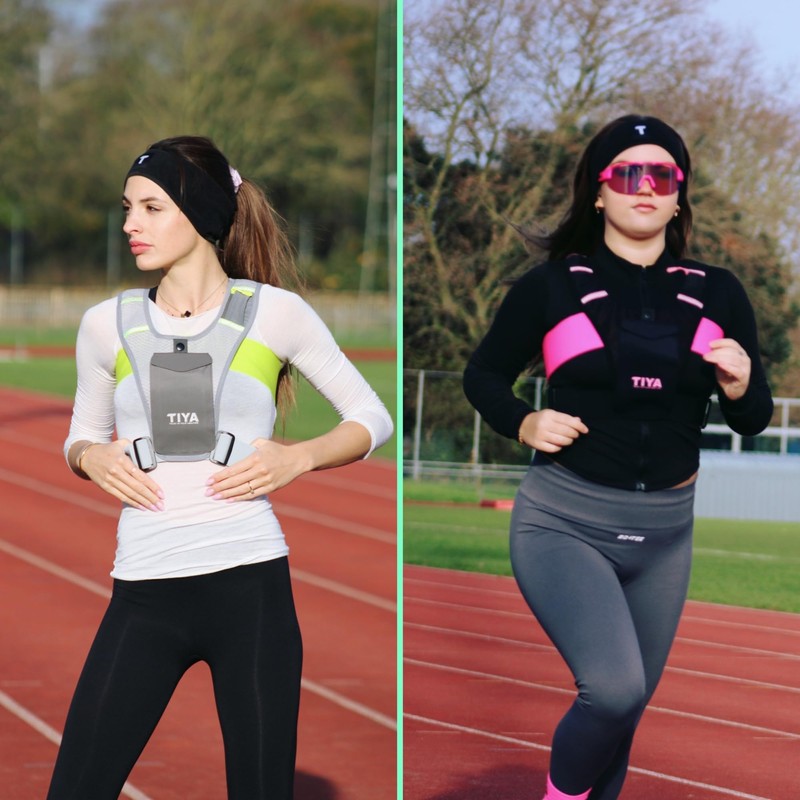 TIYA Women's Running Vest + Boobuddy Breast Support Band -