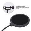 Shield Mic Filter, Gooseneck Noise Reducing Microphone Pop Filter, Protective