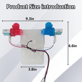 Suifaqi W10683603 Washer Water Valve Replacement for May.tag MVWC300BW1 MVWC300XW2 MVWC350AW1 MVWC360AW0 MVWC415EW0 MVWC425BW0
