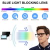 PRUTILOOKSY 4 Pack 1.25 Reading Glasses Men Readers Blue Light