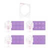 Quimarale 4 Pieces Free Motion Quilting Rulers and Templates with