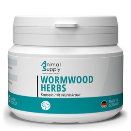 Animal Supply Wurm-Kraut Kapseln 50 Tabletten, Wurmkur sekundierend für alle Hunde, pflanzliche natürliche Rezeptur, Wurmmittel sekundierend, kein Anthelminthikum