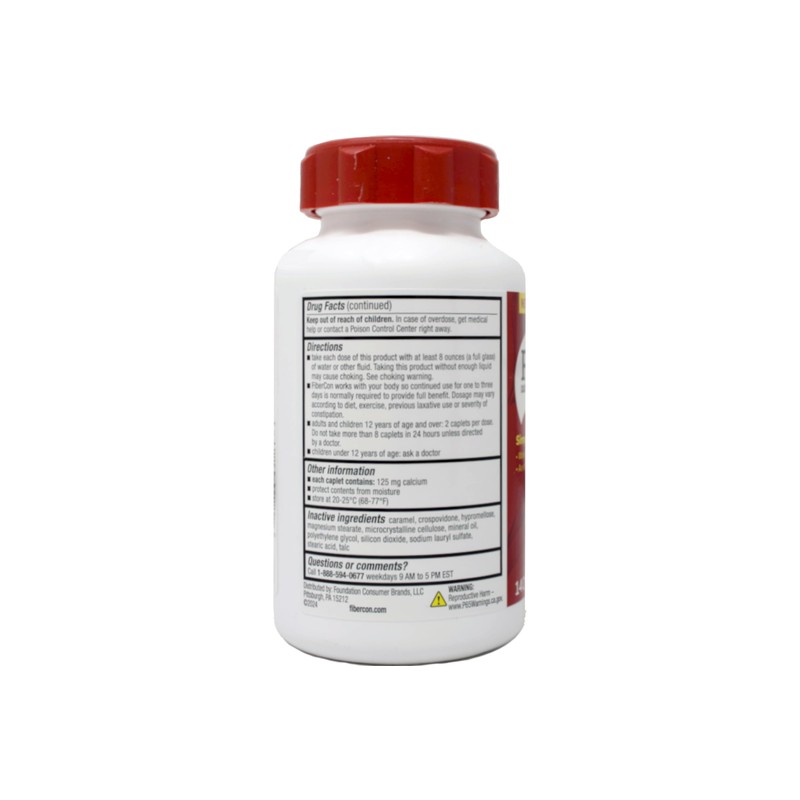 Fibercon Fiber Therapy For Regularity -- 140 Caplets