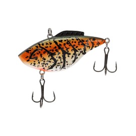 BILL LEWIS Hammer-Trap - Freshwater Lifelike Lipless Crankbait Fishing Lure with Mustad Triple Grip Hooks, 5/8 OZ, Rootbeer Craw