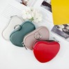 Thayakii Women's Heart Shaped Coin Purse, Key Case, Smart Key