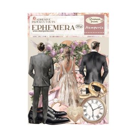 Stamperia DFLCT37 Ephemera Romance Forever Ceremony Edition, Multi-Colour, 10 x 21 cm