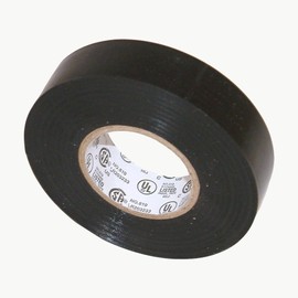 JVCC Premium Grade Electrical Tape [8 mils Thick] (EL7566-AW): 3 in. (72mm Actual) x 66 ft. (Black)