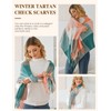 heekpek Winter Long Soft Warm Tartan Check Scarves Wraps for