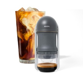 Leverpresso V4 Portable Lever Espresso Maker – Manual Espresso Machine with 51mm Ridgeless Filter Basket, Double Shot, Non-Pressurized, Perfect for Camping & Travel – by HUGH (Non- pressurized Filter)