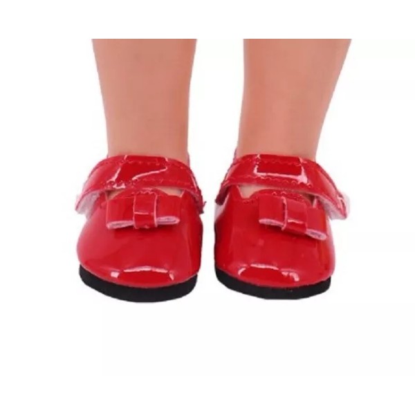 JustAskJoyce Collection WW Footwear, Mary Jane Shoes with Bow, Patent,