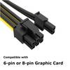 AKASA 12V ATX 8 Pin to 6+2 Pin PCIe Cable