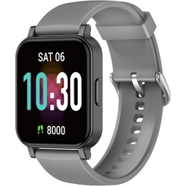 Pedometer Watch Senior Friendly, Waterproof Fitness Tracker Watches with Step Counter Calories/Sleep Tracker for Walking Running, Heart Rate Monitor for Men Women