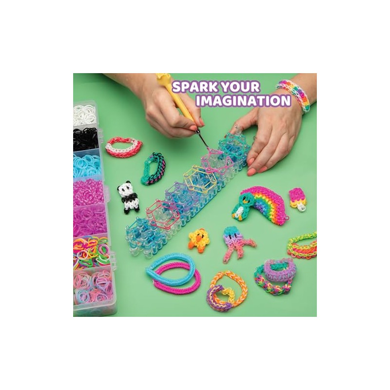 Rainbow Loom - Mega Combo Set de ligas de colores